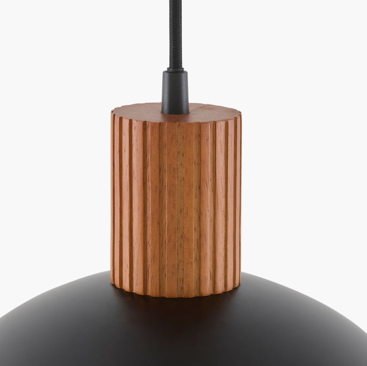 Lexia Aluminum Pendant Light, Painted Black