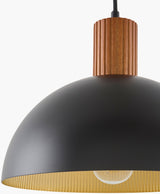 Lexia Aluminum Pendant Light, Painted Black