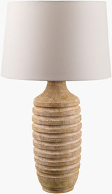 Mindra 28" Resin Table Lamp, Colored Brown
