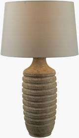 Mindra 28" Resin Table Lamp, Colored Brown