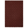 Check Wool Living Room Rug — Loop Pile, Hand Woven, Mercer