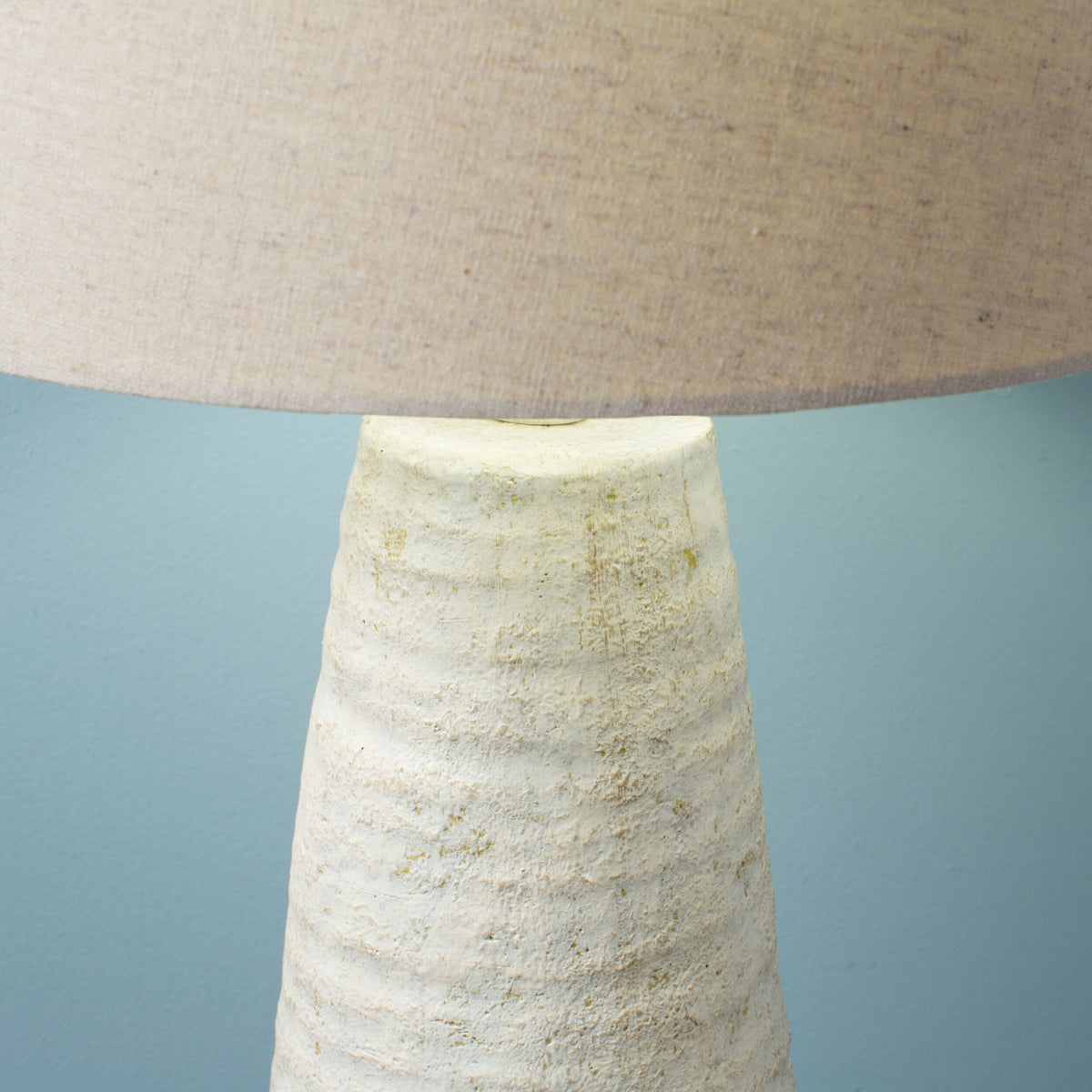 Maggie 27" Resin Table Lamp, Hand Finished Ivory
