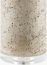Maluku 29" Resin Table Lamp, Painted Cream