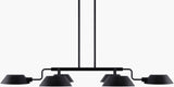 Mandoza Iron Chandelier, Painted Black (MNZ-002)