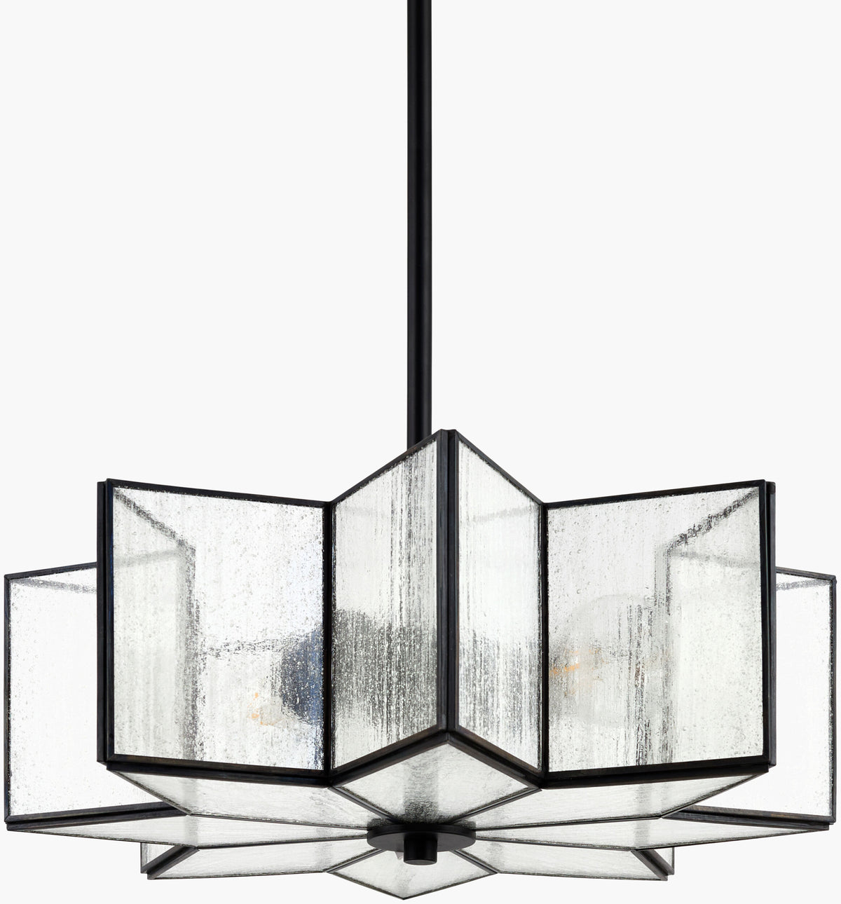Morella Iron Pendant Light, Powder Coated Black (MOL-002)