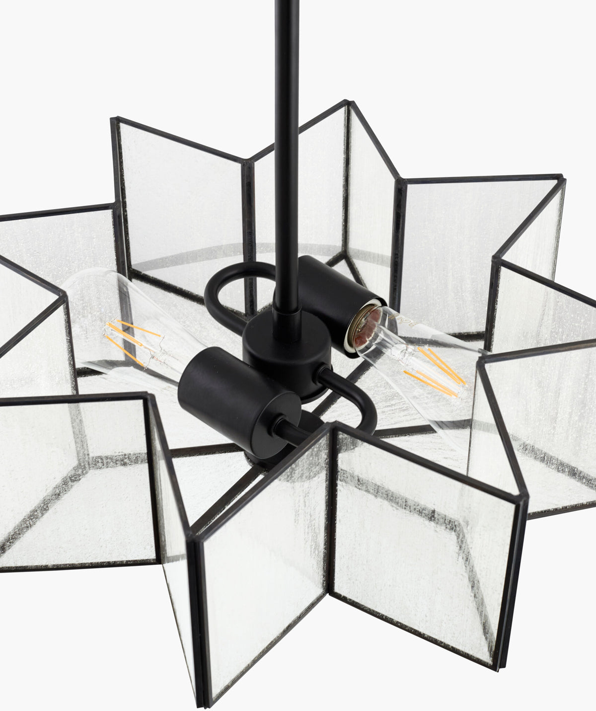 Morella Iron Pendant Light, Powder Coated Black (MOL-002)