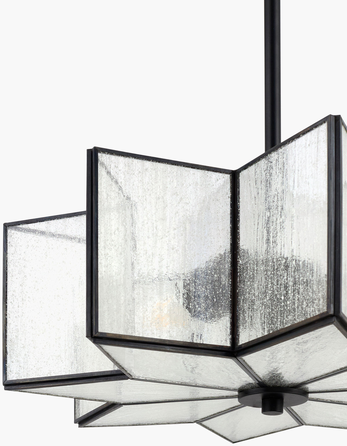 Morella Iron Pendant Light, Powder Coated Black (MOL-002)