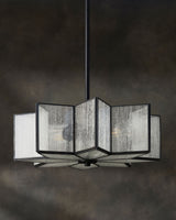 Morella Iron Pendant Light, Powder Coated Black (MOL-002)