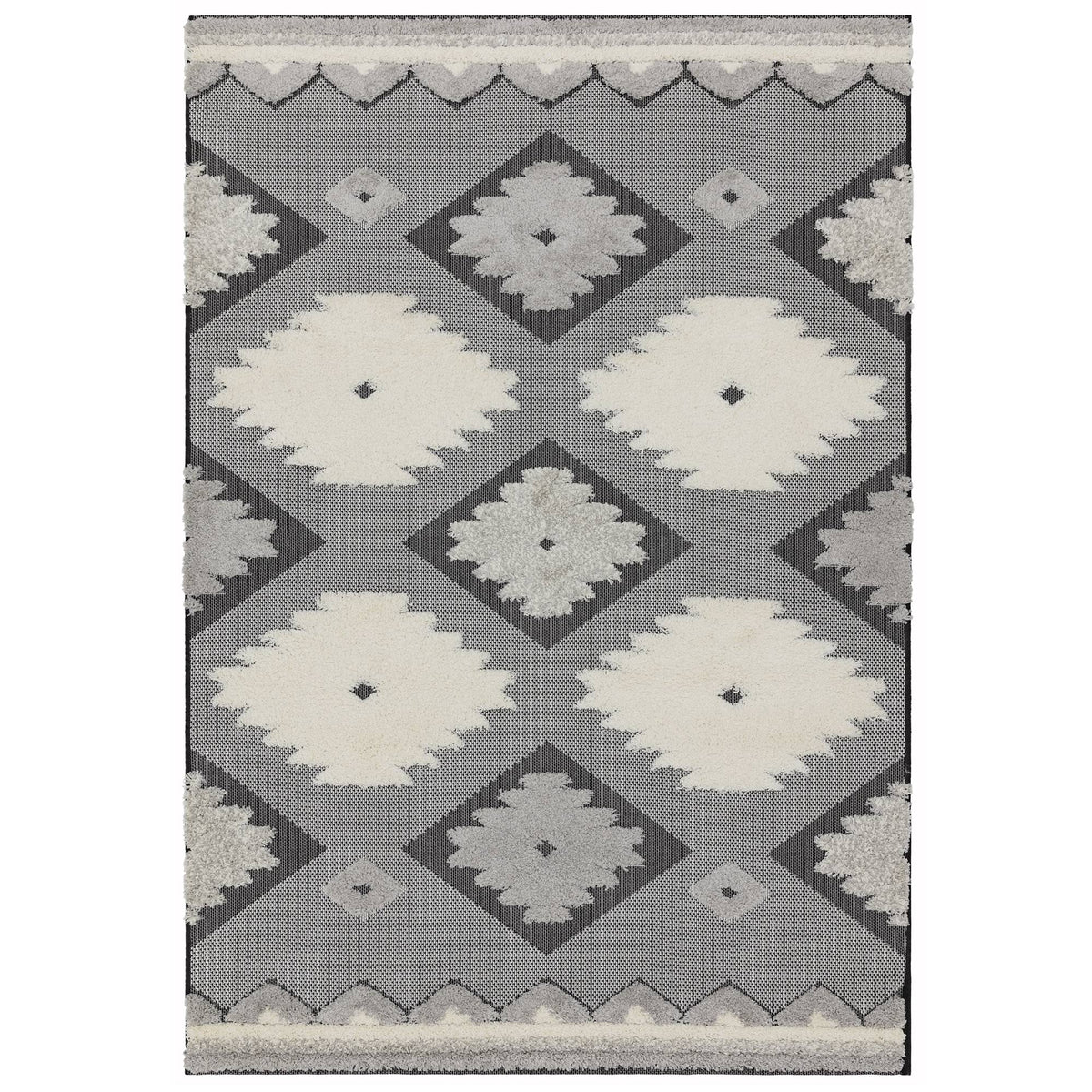 Monty Rug - MN01 Black/Cream Tribal