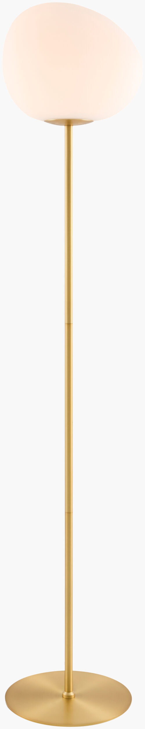 Mirado 63" Iron Floor Lamp, Metallic Metallic Brass
