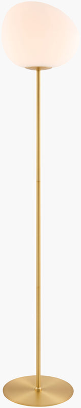 Mirado 63" Iron Floor Lamp, Metallic Metallic Brass
