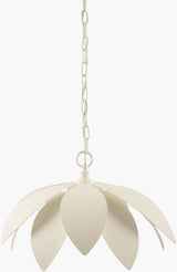 Alba Petalia Iron Pendant Light, Powder Coated White