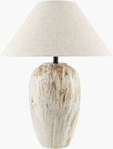 Coral Bay 30" Ceramic Table Lamp, Glazed Brown