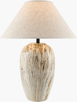 Coral Bay 30" Ceramic Table Lamp, Glazed Brown
