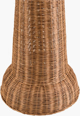Lighthouse Bay 59" Rattan Floor Lamp, Painted Wheat
