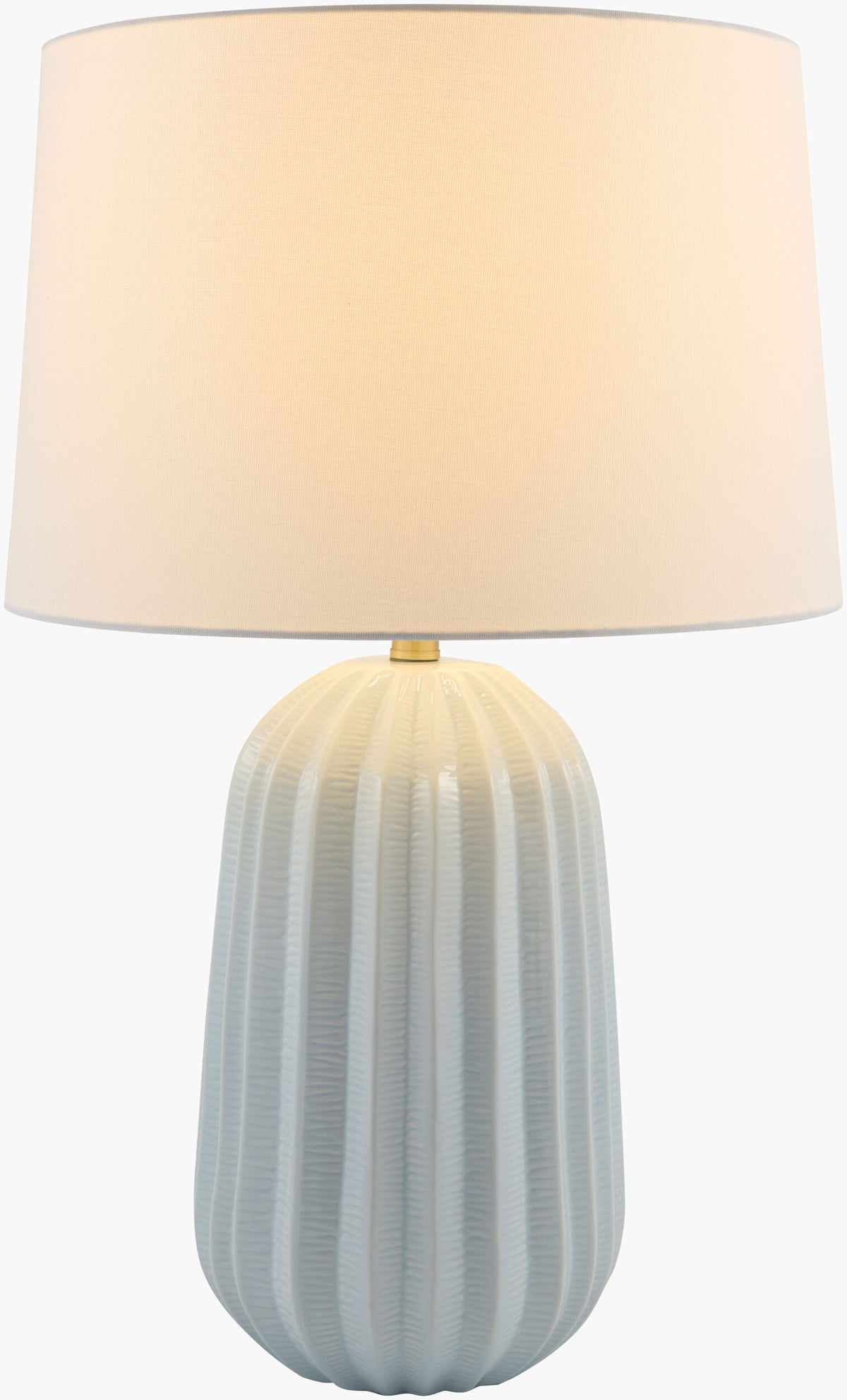 Laguna Sun 28" Ceramic Table Lamp, Glazed Blue