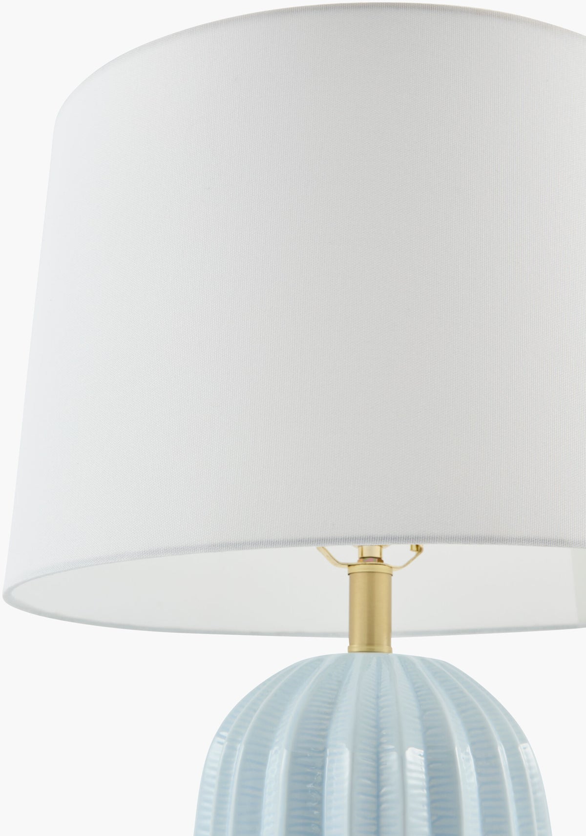Laguna Sun 28" Ceramic Table Lamp, Glazed Blue