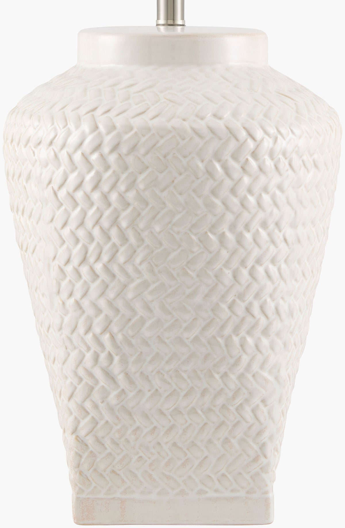Ocean Mist 30" Ceramic Table Lamp, Glazed White