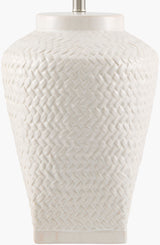 Ocean Mist 30" Ceramic Table Lamp, Glazed White