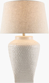 Ocean Mist 30" Ceramic Table Lamp, Glazed White