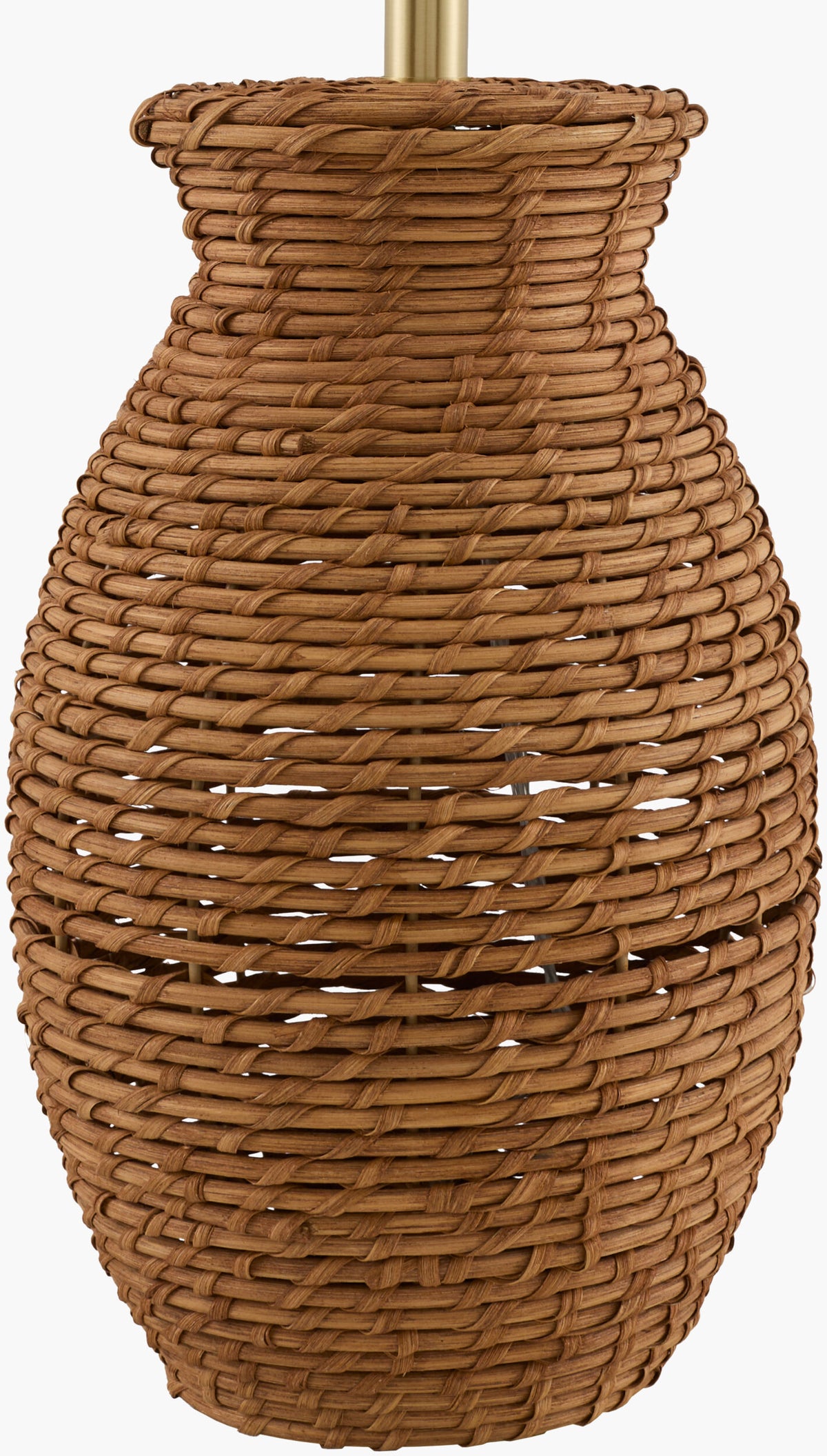 Paradise Bay 29" Rattan Table Lamp, Painted Wheat