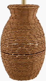 Paradise Bay 29" Rattan Table Lamp, Painted Wheat