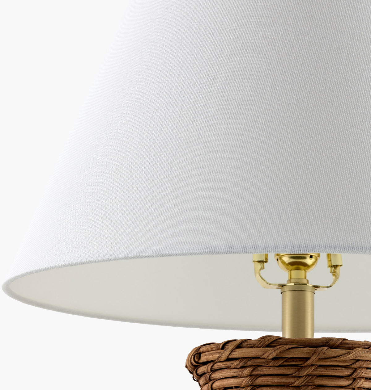 Paradise Bay 29" Rattan Table Lamp, Painted Wheat