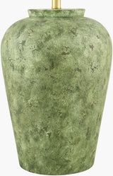 Sea Moss 30" Ceramic Table Lamp, Painted Green