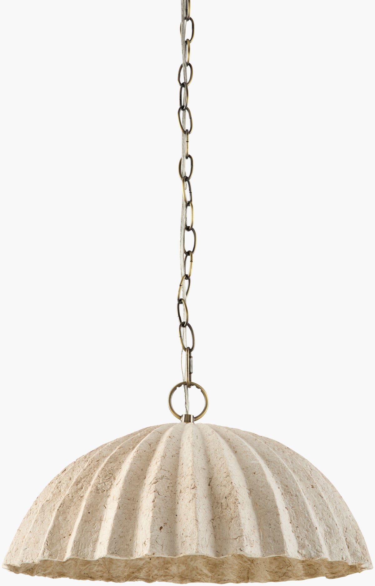 Moyalia Iron Pendant Light, Electroplated Metallic Brass