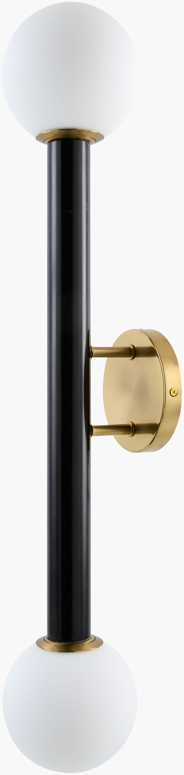 Marzia 30" Iron Wall Sconce, Plated Metallic Brass (MZI-020)