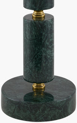 Marzia 31" Marble Table Lamp, Brushed Green