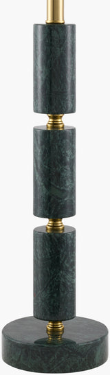 Marzia 31" Marble Table Lamp, Brushed Green