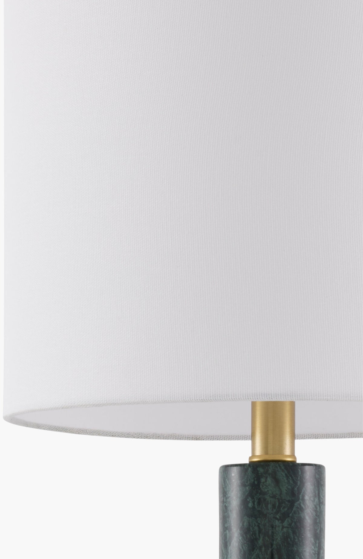 Marzia 31" Marble Table Lamp, Brushed Green