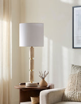 Marzia 31" Table Lamp, Brushed Wheat