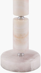 Marzia 31" Marble Table Lamp, Brushed Pink