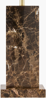 Marzia 29" Marble Table Lamp, Brushed Brown (MZI-009)