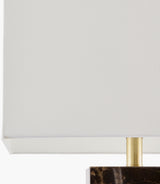 Marzia 29" Marble Table Lamp, Brushed Brown (MZI-009)