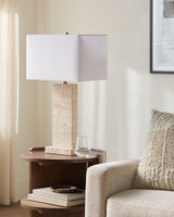 Marzia 29" Table Lamp, Brushed Wheat