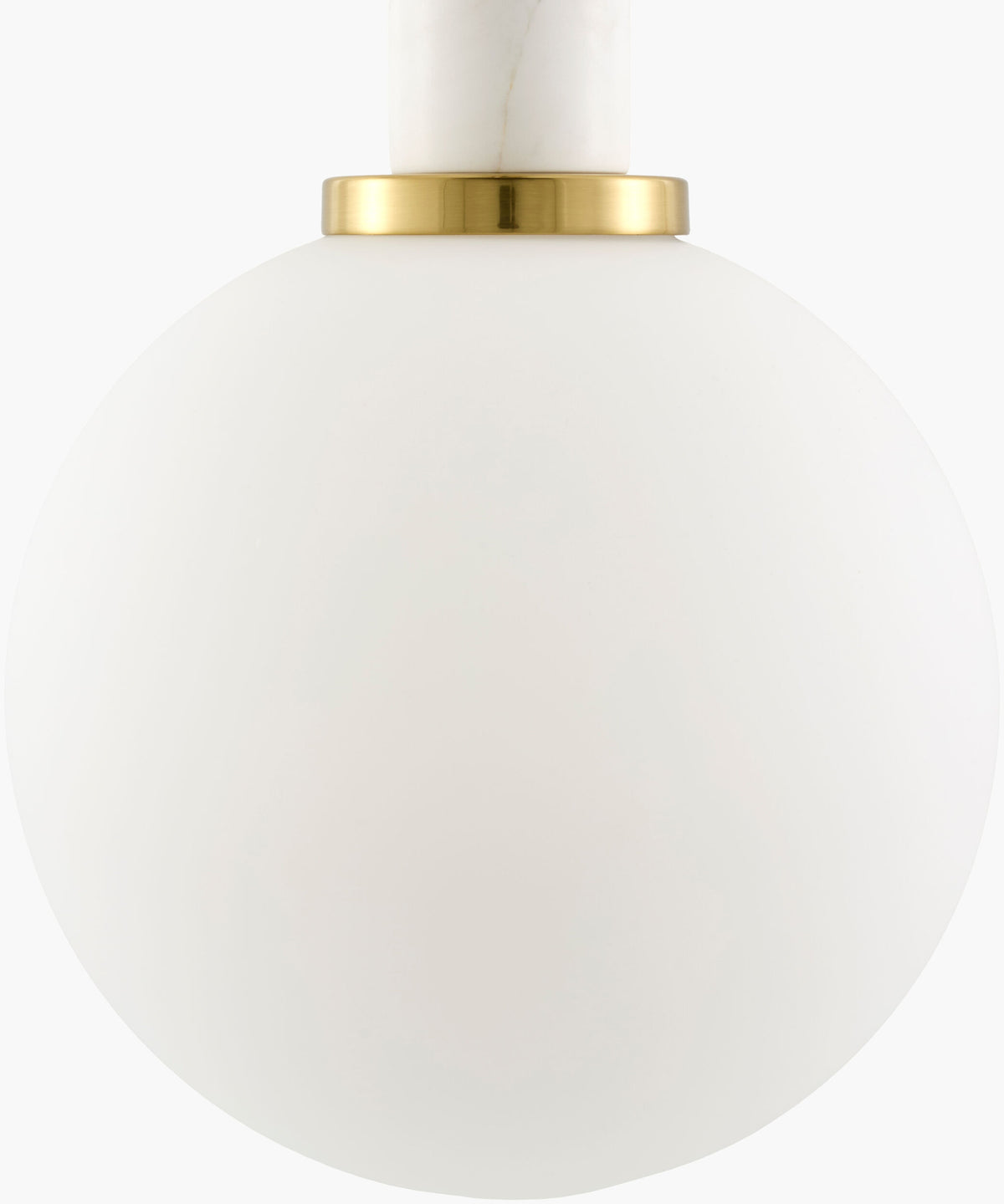 Marzia Iron Pendant Light, Plated Metallic Brass