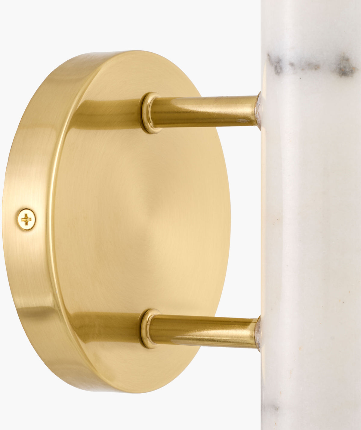 Marzia 30" Iron Wall Sconce, Plated Metallic Brass