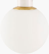 Marzia 30" Iron Wall Sconce, Plated Metallic Brass
