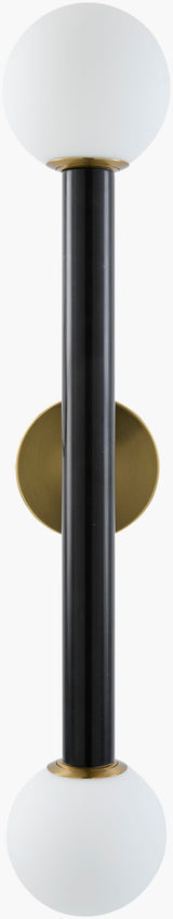Marzia 30" Iron Wall Sconce, Plated Metallic Brass (MZI-020)