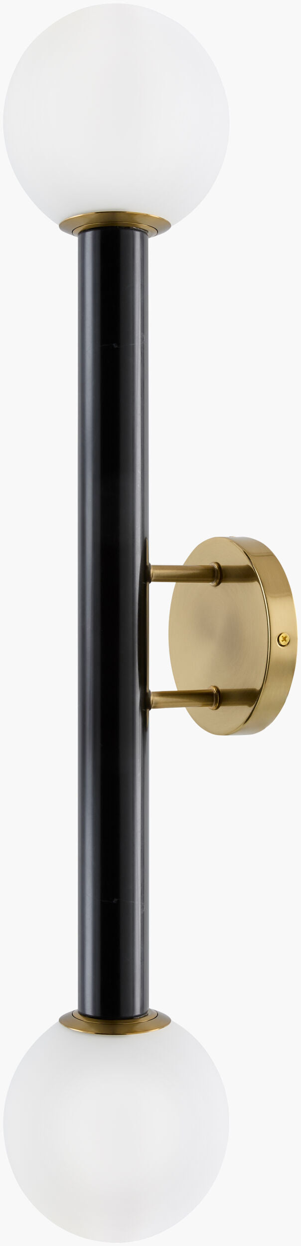 Marzia 30" Iron Wall Sconce, Plated Metallic Brass (MZI-020)
