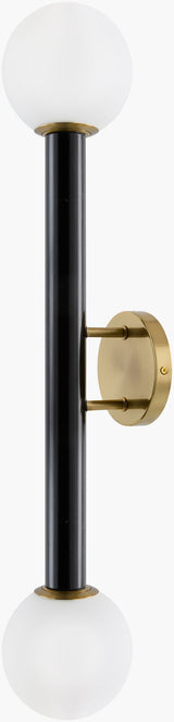 Marzia 30" Iron Wall Sconce, Plated Metallic Brass (MZI-020)