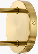 Marzia 30" Iron Wall Sconce, Plated Metallic Brass (MZI-021)