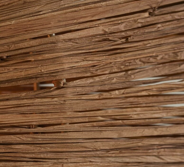 Ceiling Lamp, Panama S, Brown, Ø45cm, H5cm - Good&Mojo