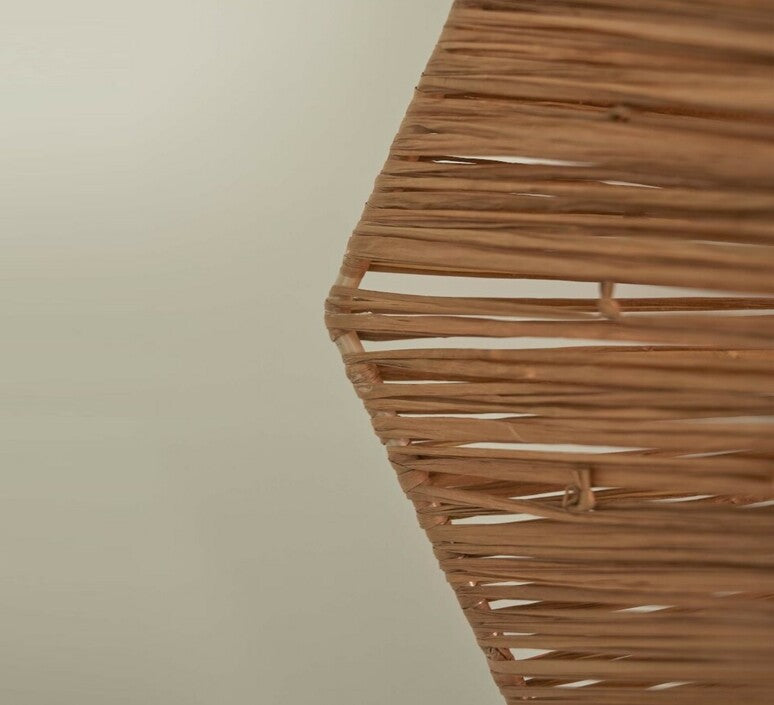 Ceiling Lamp, Panama S, Brown, Ø45cm, H5cm - Good&Mojo
