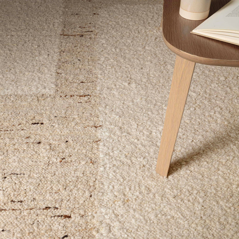 Woven in pure wool — Organic Wool Living Room Rug — Hand Woven, Napa