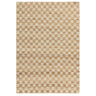 Check Jute Living Room Rug — Flatweave, Hand Woven, Naturi