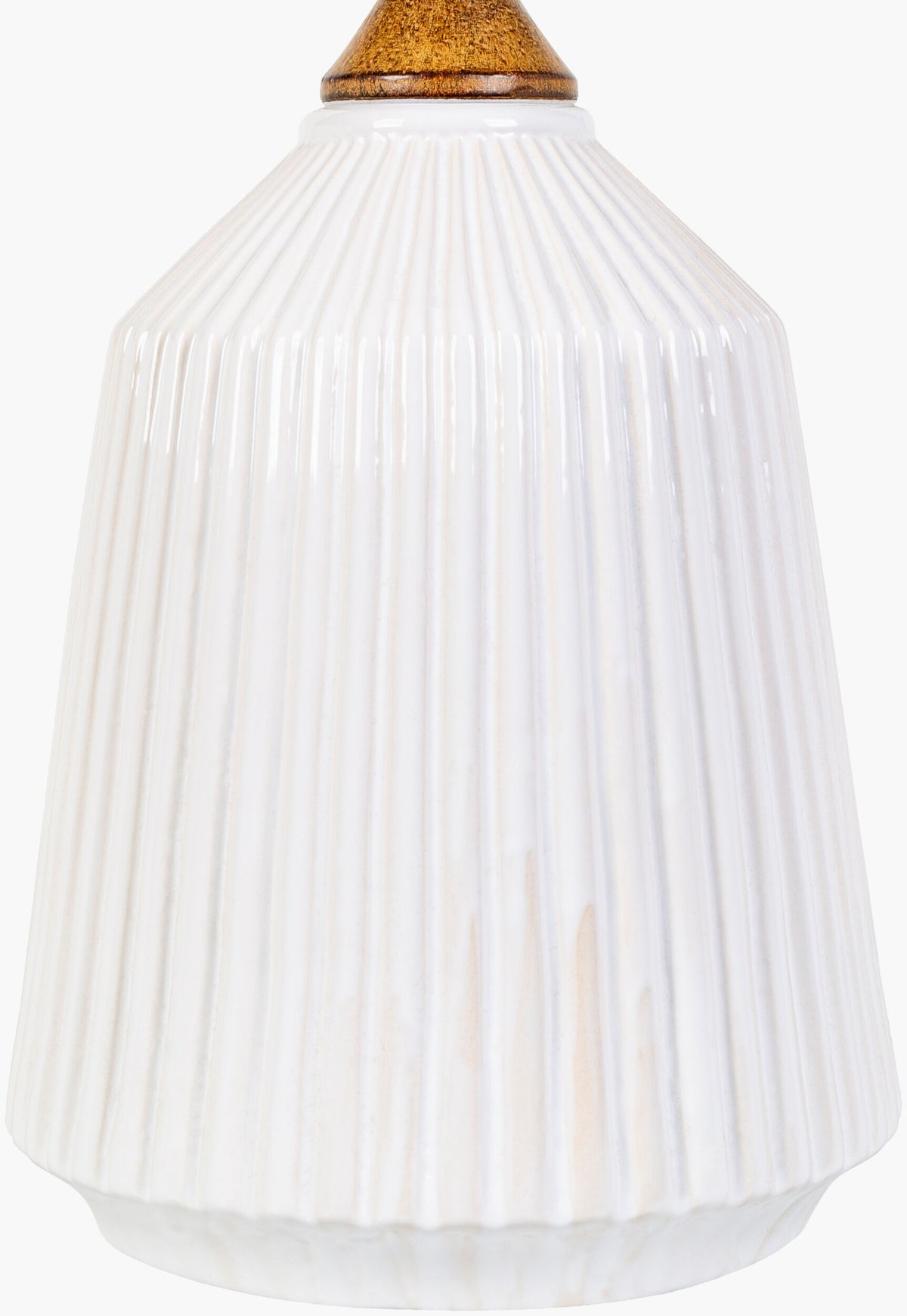 Lennon 26" Ceramic Table Lamp, Glazed White